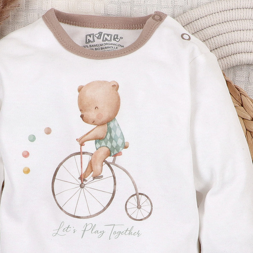 ABN-5584 Body Circus Baby di Nini - 100% cotone biologico, morbido sulla pelle, produzione polacca