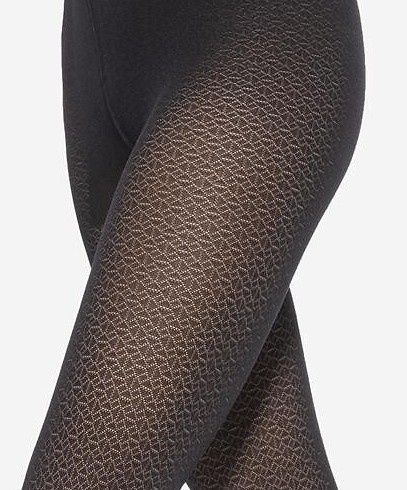 Loretta 159 Gatta collant donna - fantasia, 50 den, opaco - nero