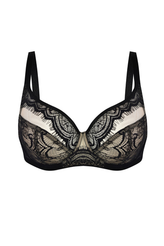 Mediolano Exclusive Soft 19257 Reggiseno morbido nero in pizzo