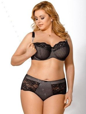 MK09 Liv K Reggiseno morbido per allattamento Gorsenia - nero