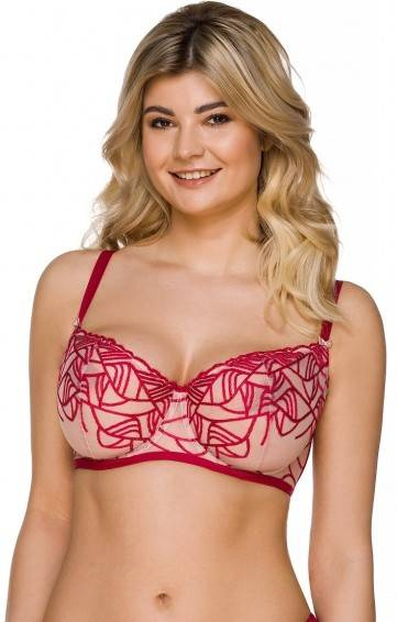 2202 Reggiseno morbido Lupoline-rosso