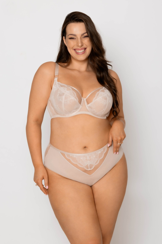 Mediolano Amelia Soft 19201 Beige – reggiseno morbido in pizzo MS1