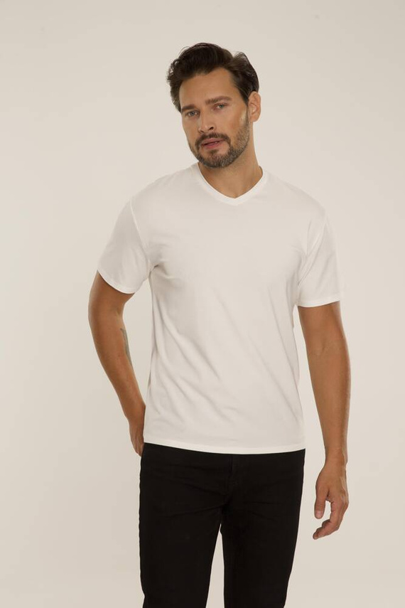 828 Chandler t-shirt De Lafense - ecrù