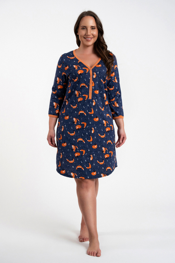 Camicia da notte e vestaglia da allattamento Wasilla Italian Fashion