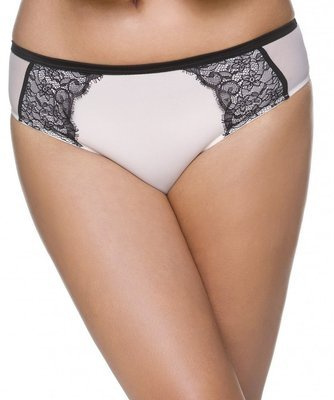 2152/53 Mutandine da donna Lupoline-bianco-nero