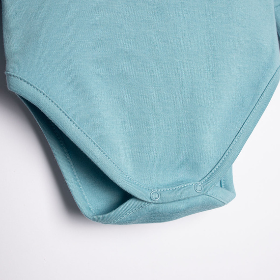 Body neonato Nicol Figo 223098 100% cotone manica lunga blu