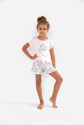 Sensis Lamb Kids Pigiama da bambina - rosa