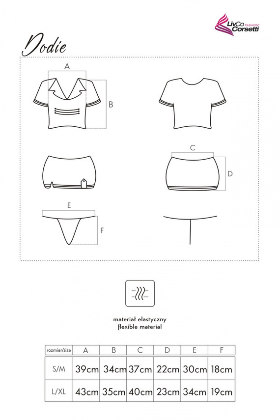 Dodie LC 30615 LivCo Corsetti Costume di moda
