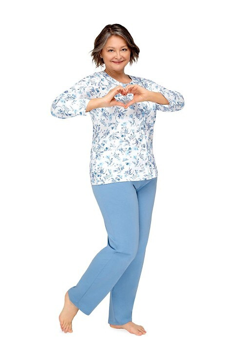 202 Pigiama donna Maria III Martel - 29 blu scuro