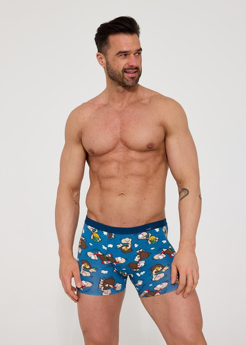 Cornette Tattoo 280/258 Chillout 2 – boxer uomo blu in cotone elasticizzato