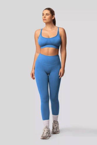 Leggings push-up Spaio PRO vita alta modellanti coprenti ice blue