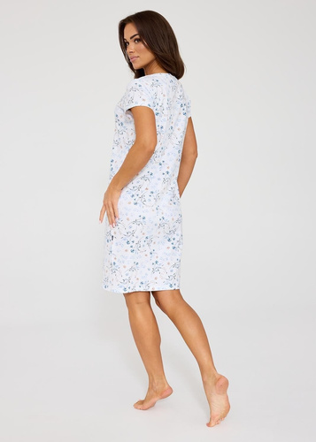 Cornette 167/350 Florence camicia da notte bianca 100% cotone