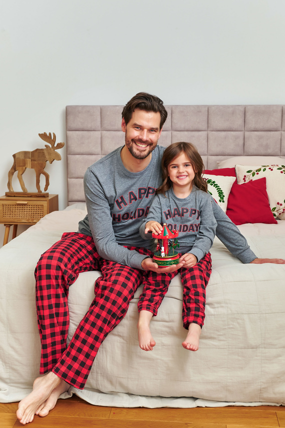 7345 Pigiama per bambini Grigio scuro Doctor Nap - 100% cotone