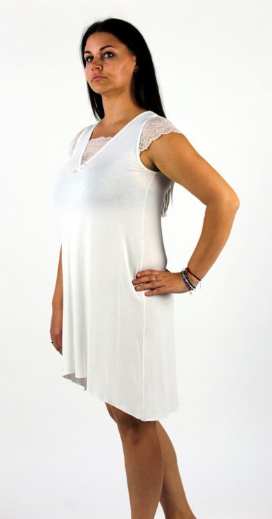 340 Camicia da notte Fanny Forex - bianco