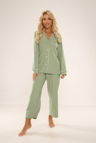 727 Pigiama da donna Freya Forex - pisello