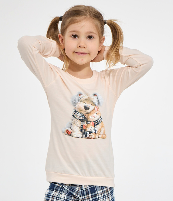 Pigiama ragazza Cornette Home Friends 594/203, 592/203 – 100% cotone