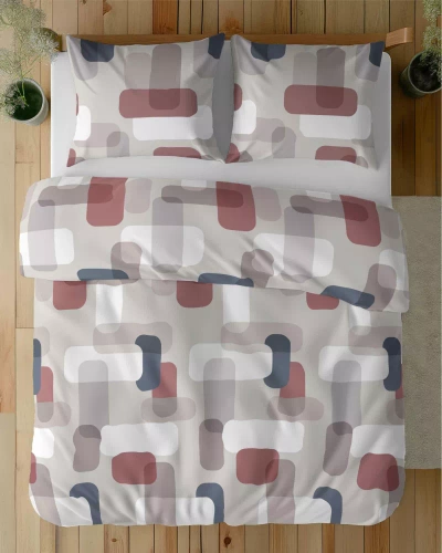 5487 B Detexpol Satin Stories grigio biancheria da letto| 100% cotone, trama di raso, cerniera, confezione regalo