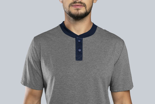 Profit Pigiama da uomo a maniche corte, pantaloni lunghi Moda italiana - ¶r.melange