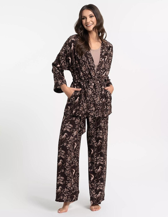 Moraj PDSZ3400 accappatoio donna cappuccino – 100% viscosa