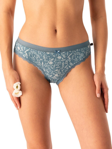 Mutandine da donna LPR 830 Key verde menta - cotone, confezione da 2 pezzi in scatola, comode e classiche