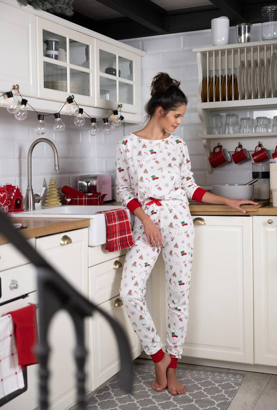 Pigiama donna Samantha Sensis -ecru