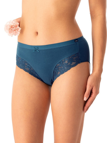 Mutandine da donna Key LPC 577 emerald - cotone, confortevoli, set di 2 pezzi