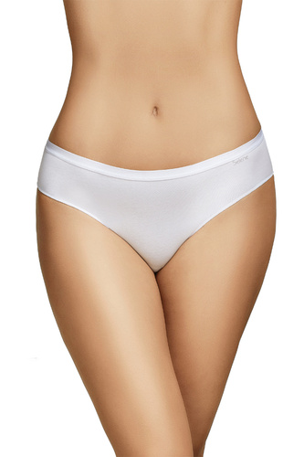 Figi bikini Selene 400 bianche cotone lisce classiche 2-pak