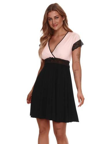 342 Camicia da notte Lupoline - nero