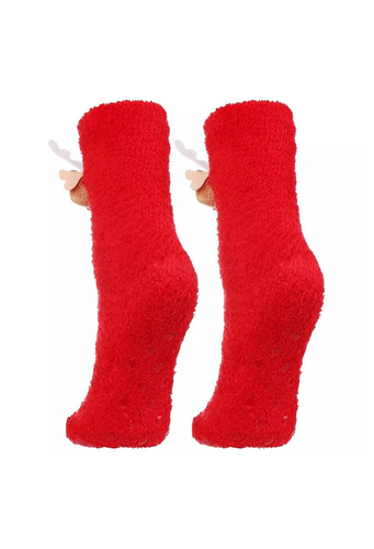 CSLS 250-031 ABS Moraj calze unisex rosse di Natale in scatola