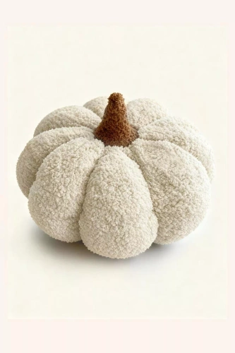 Cuscino decorativo a bouclè di zucca Spod Igły i Nitki - beige, decorazione autunnale e di Halloween