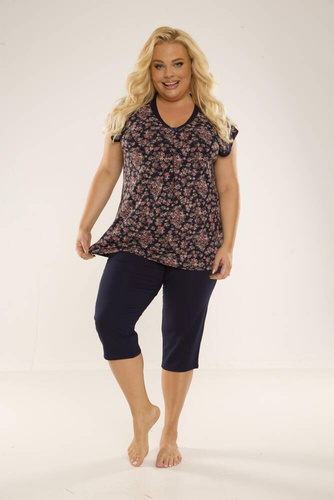 489/491 Pigiama Mia Plus Size Donna Forex - blu navy