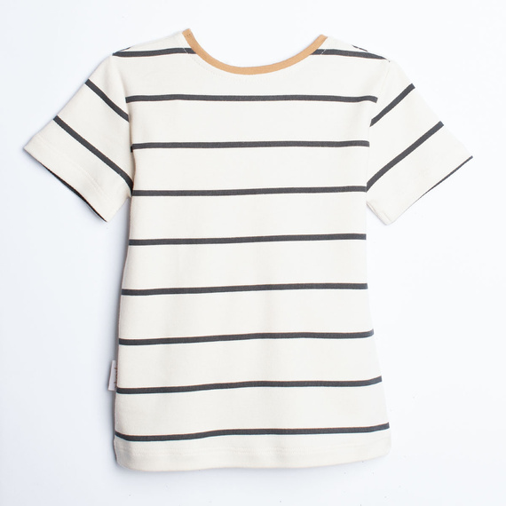 Nicol Olo 222138 maglietta a righe da bambino 100% cotone crema
