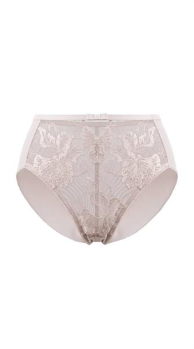 Slip Marissa Unikat rosa cipria ricamati eleganti a vita alta