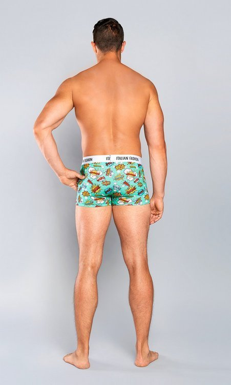 Boom Boxer da uomo Moda italiana - blu navy