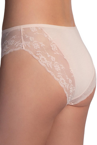 Slip bikini donna Lama L-VIS 1599 in viscosa con pizzo 2 pezzi