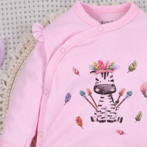 ABN-5539 Nini Happy Animals, pigiama per bambini in cotone biologico - 100% sicurezza, chiusure senza nichel, produzione polacca