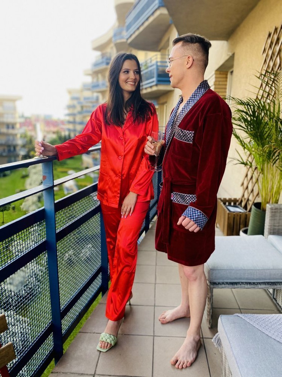 772 Vestaglia da uomo Bonjour in forex - marrone