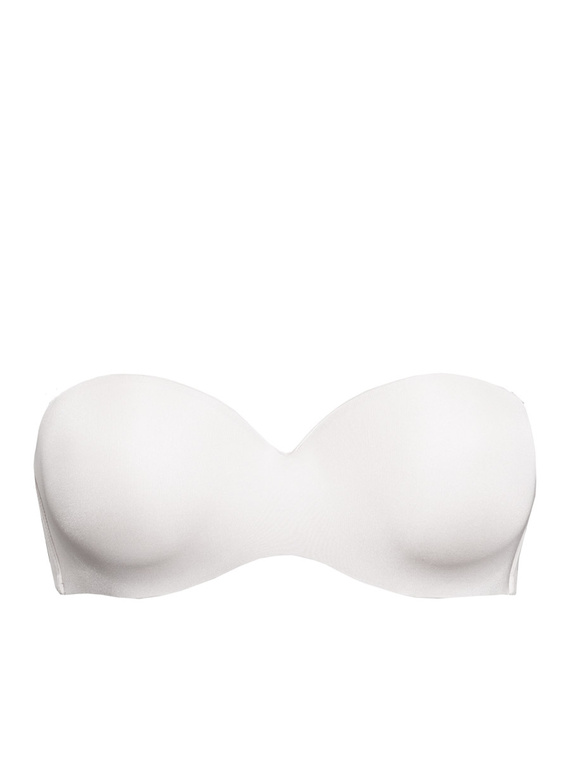 1580 Reggiseno push-up Fantastic - a fascia, microfibra Sielei bianco