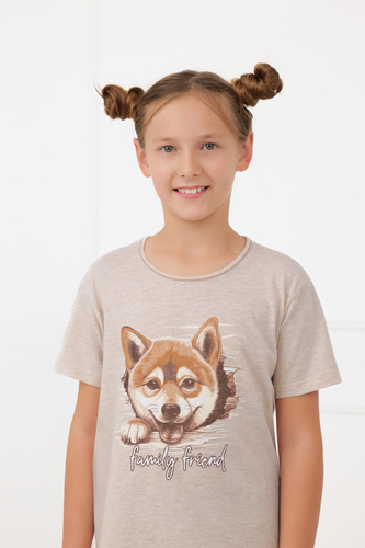 Pigiama bambina Shiba Italian Fashion 100% cotone shorts