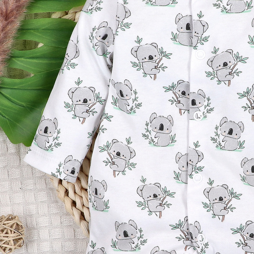 ABN-5206 Pagliaccetto neonato Nini Sweet Koala 100% cotone organico