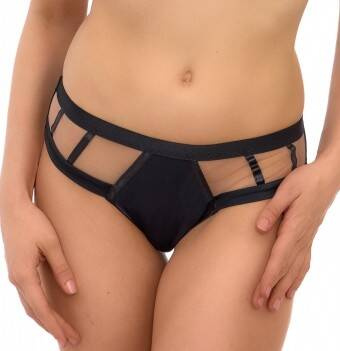 2505 Lupoline mutandine da donna - nero beige