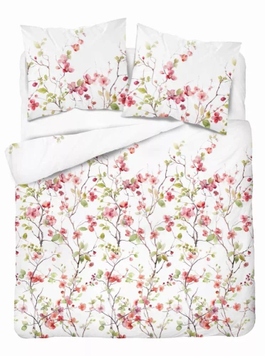 5490 A Detexpol Satin Stories bianco | 100% cotone, trama di raso, cerniera, confezione regalo