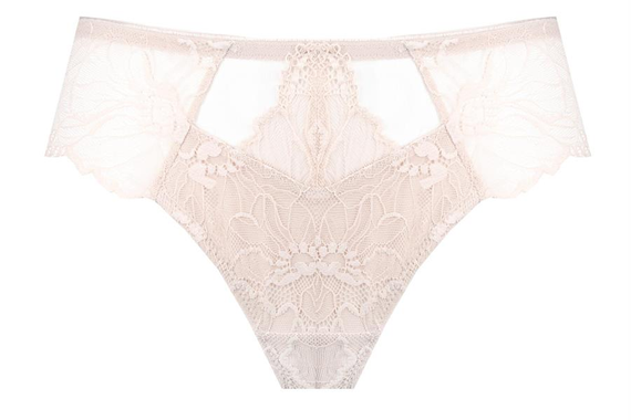 Slip in pizzo Belem Unikat beige – morbido, comodo, invisibile