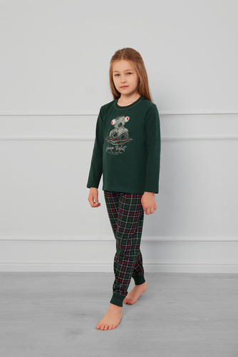 Fogo Pigiama per bambini Moda italiana - verde/stampa