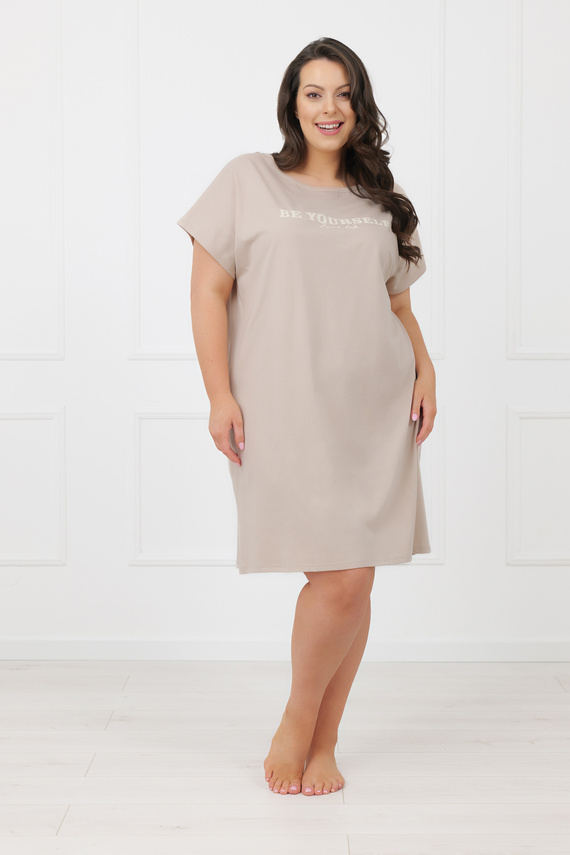 Camicia da notte donna Rima Italian Fashion 100% cotone manica corta