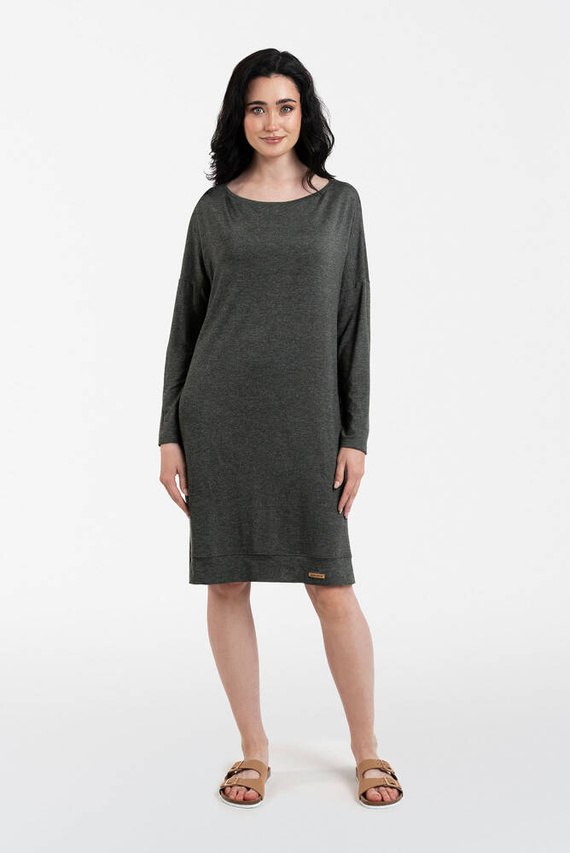 Akord casacca da donna a maniche lunghe Moda italiana - melange scuro