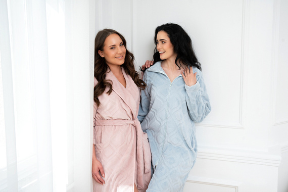 Arena Accappatoio da donna Italian Fashion - blu