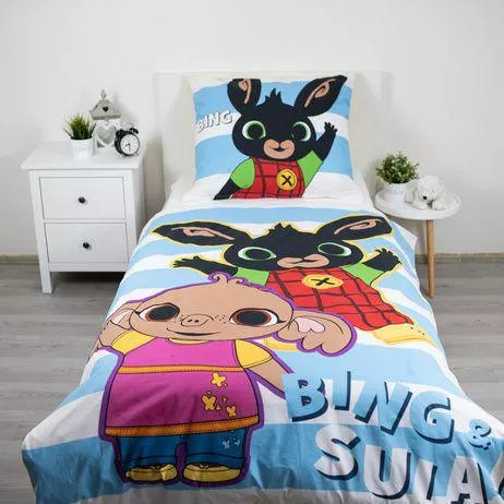 Biancheria Bing Coniglietto e Sula 140x200 cotone Jerry Fabrics