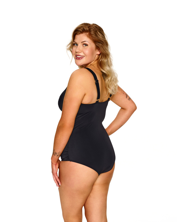 Costume intero Lupoline Zenith nero soft senza ferretto modellante