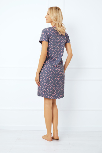 Camicia da notte e chemise da allattamento Tiana, manica corta Moda italiana - stampa